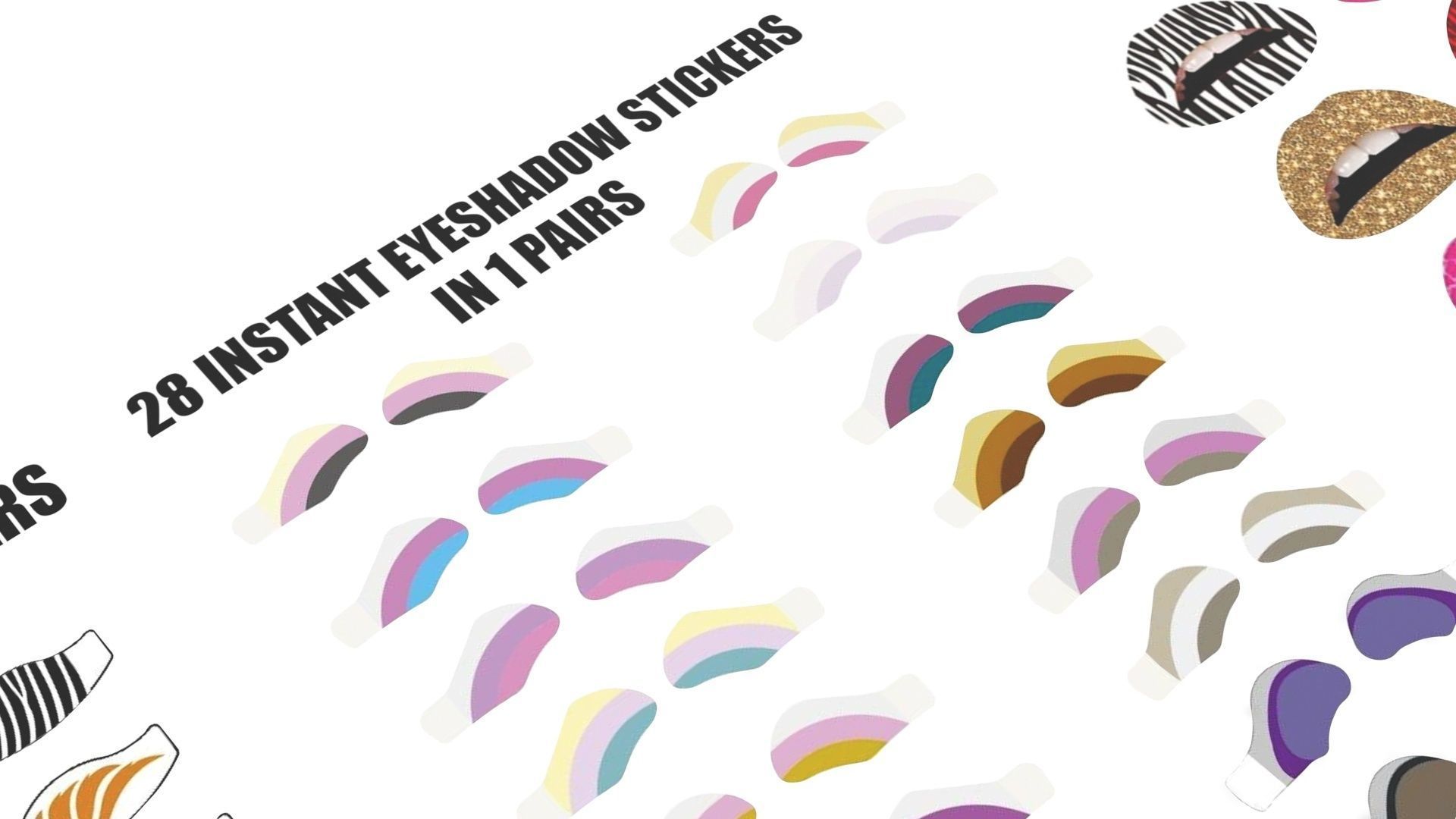 Make Up Stickers 3D model_12