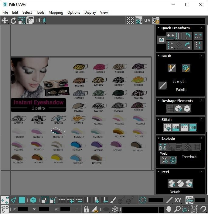 Make Up Stickers 3D model_52