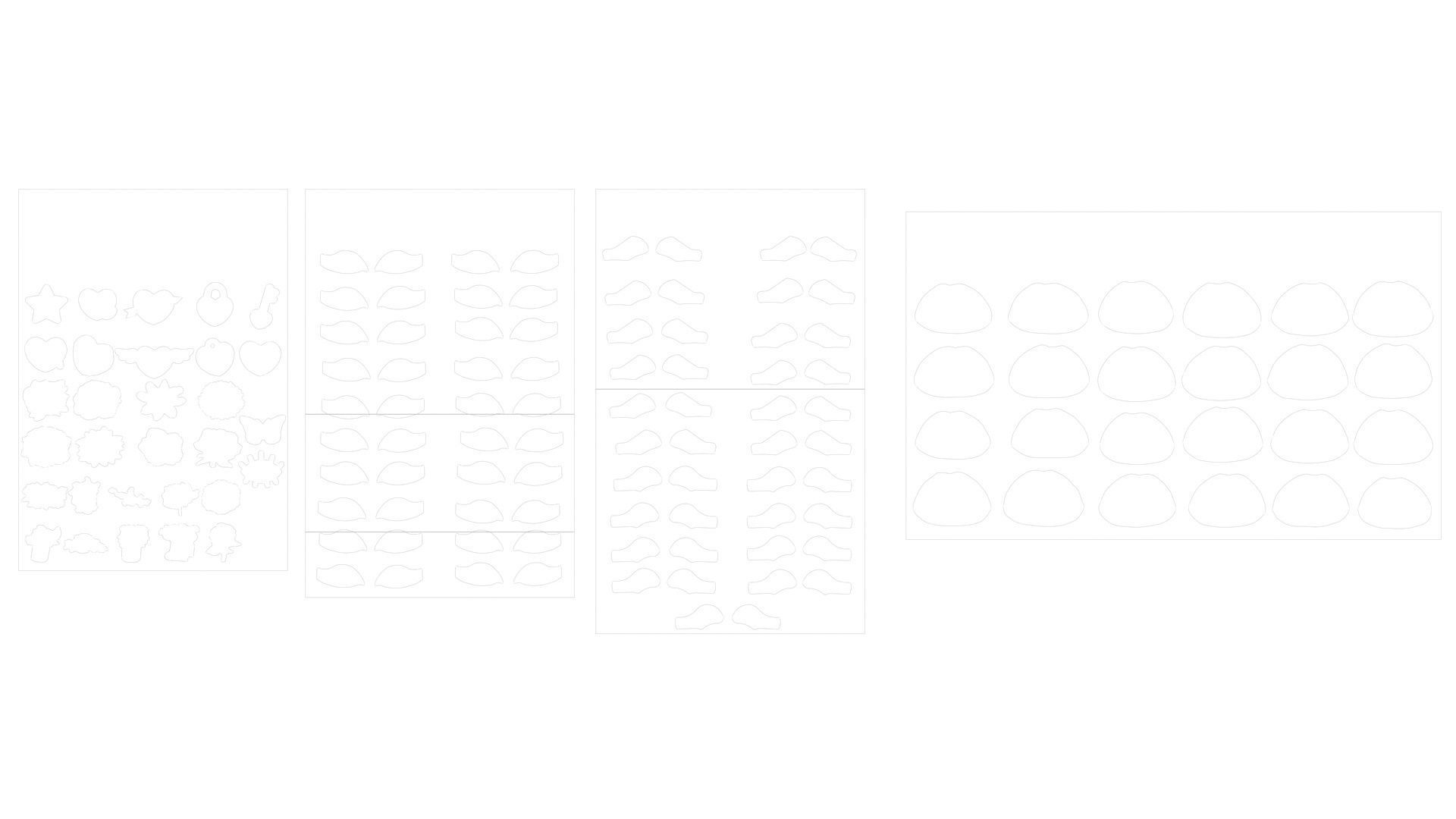 Make Up Stickers 3D model_36