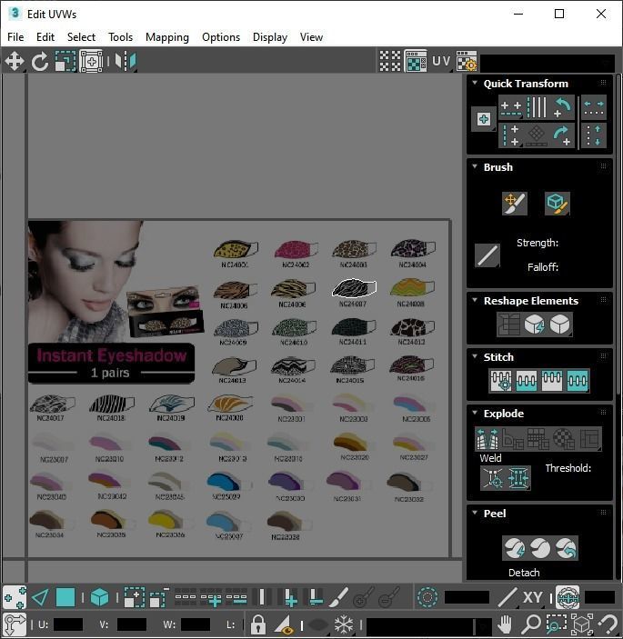 Make Up Stickers 3D model_73