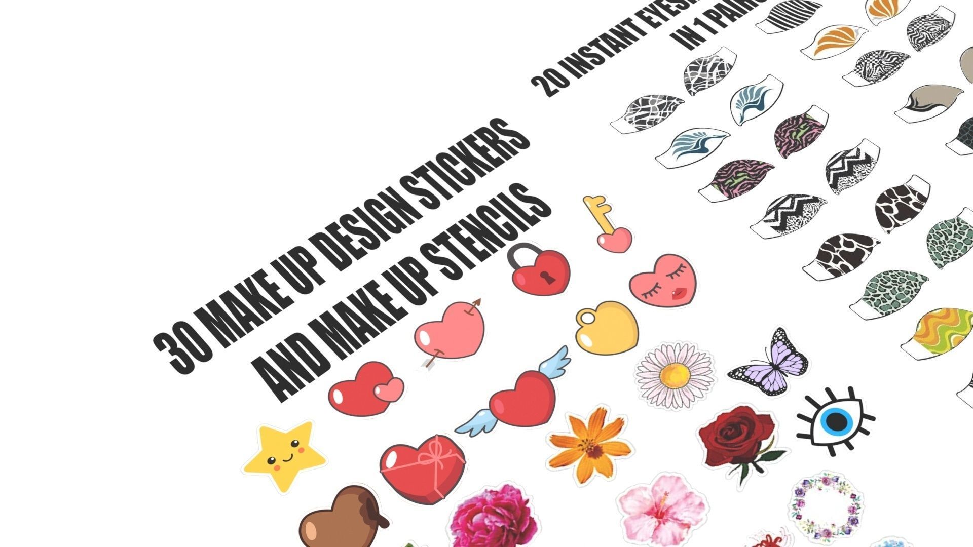 Make Up Stickers 3D model_23