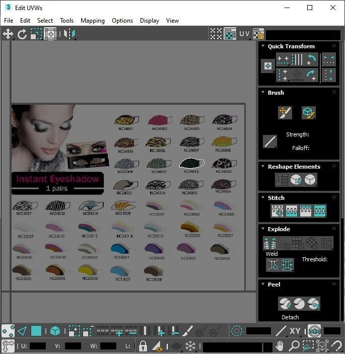 Make Up Stickers 3D model_87
