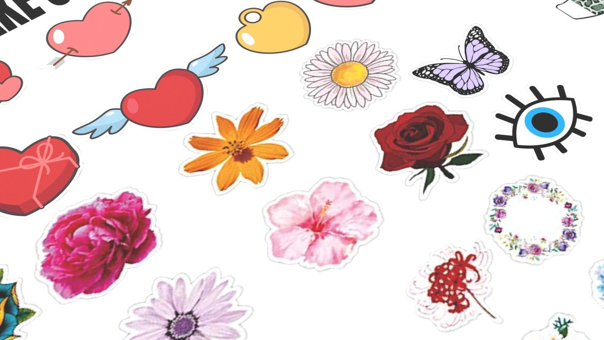 Make Up Stickers 3D model_25