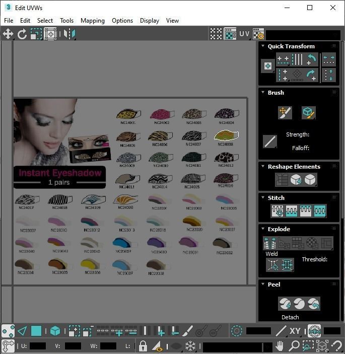 Make Up Stickers 3D model_65