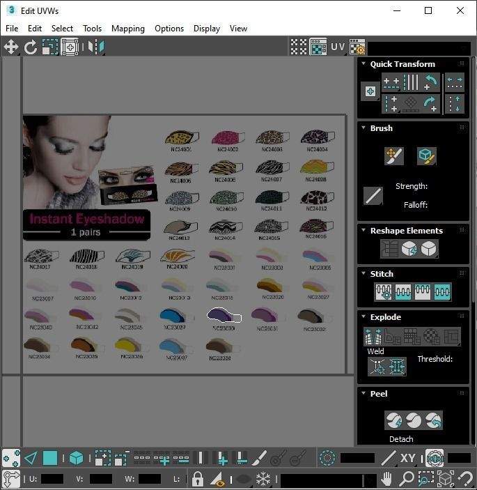 Make Up Stickers 3D model_61