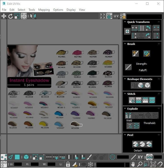 Make Up Stickers 3D model_80