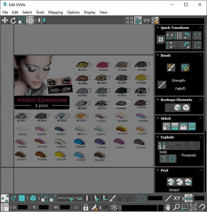 Make Up Stickers 3D model_49