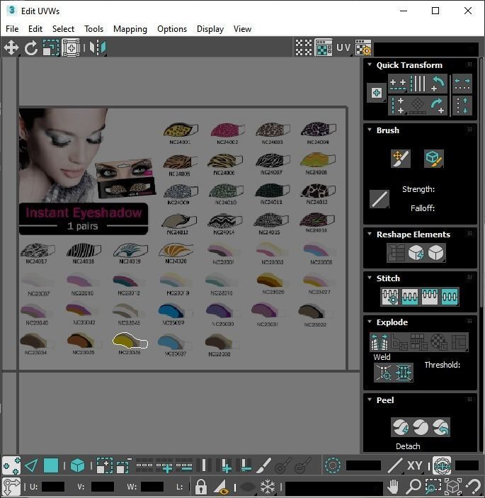 Make Up Stickers 3D model_63