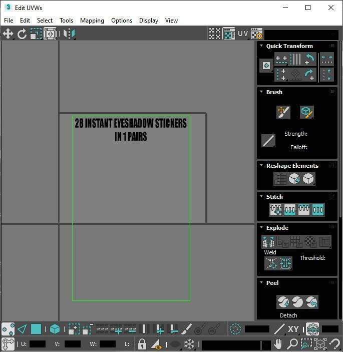 Make Up Stickers 3D model_62