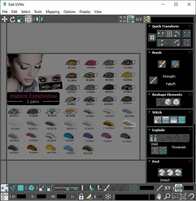 Make Up Stickers 3D model_64