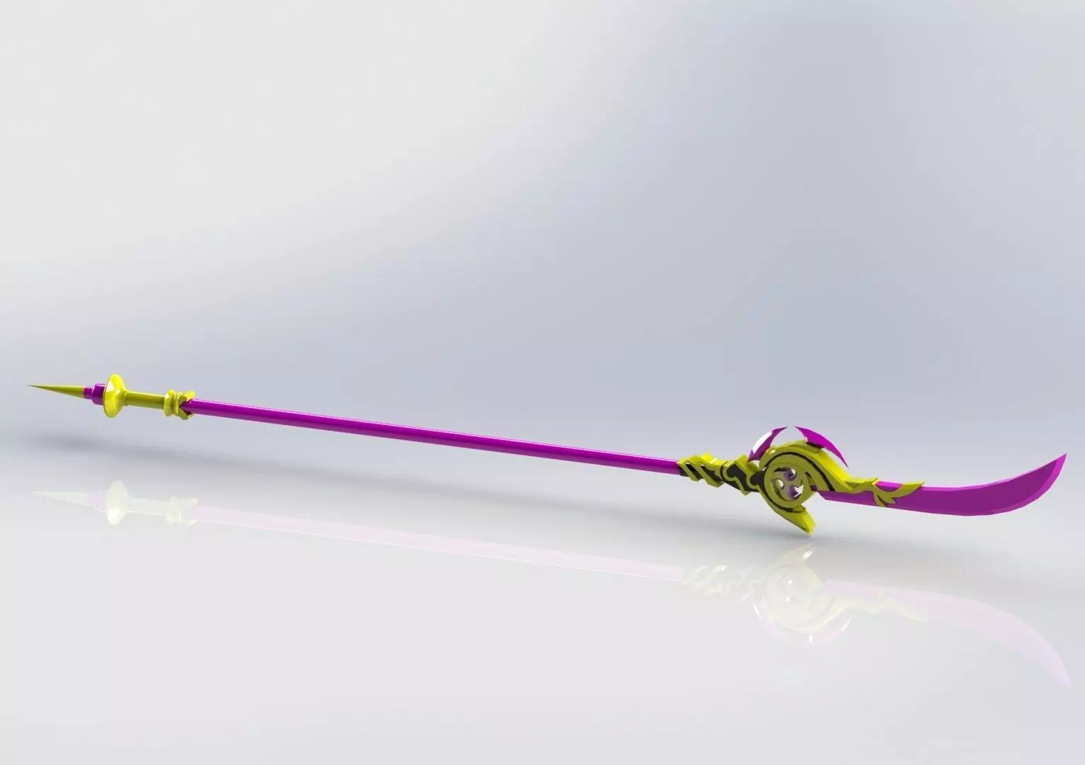 1 12 scale Engulfing Lightning miniature weapon 3D print model 3D print model_0