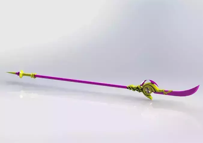 1 12 scale Engulfing Lightning miniature weapon 3D print model 3D print model