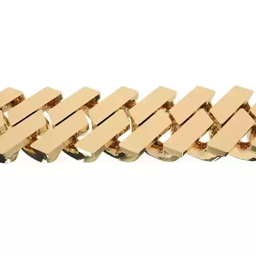 Cuban Link Square Bracelet 13 mm 3DSTL 3D print model