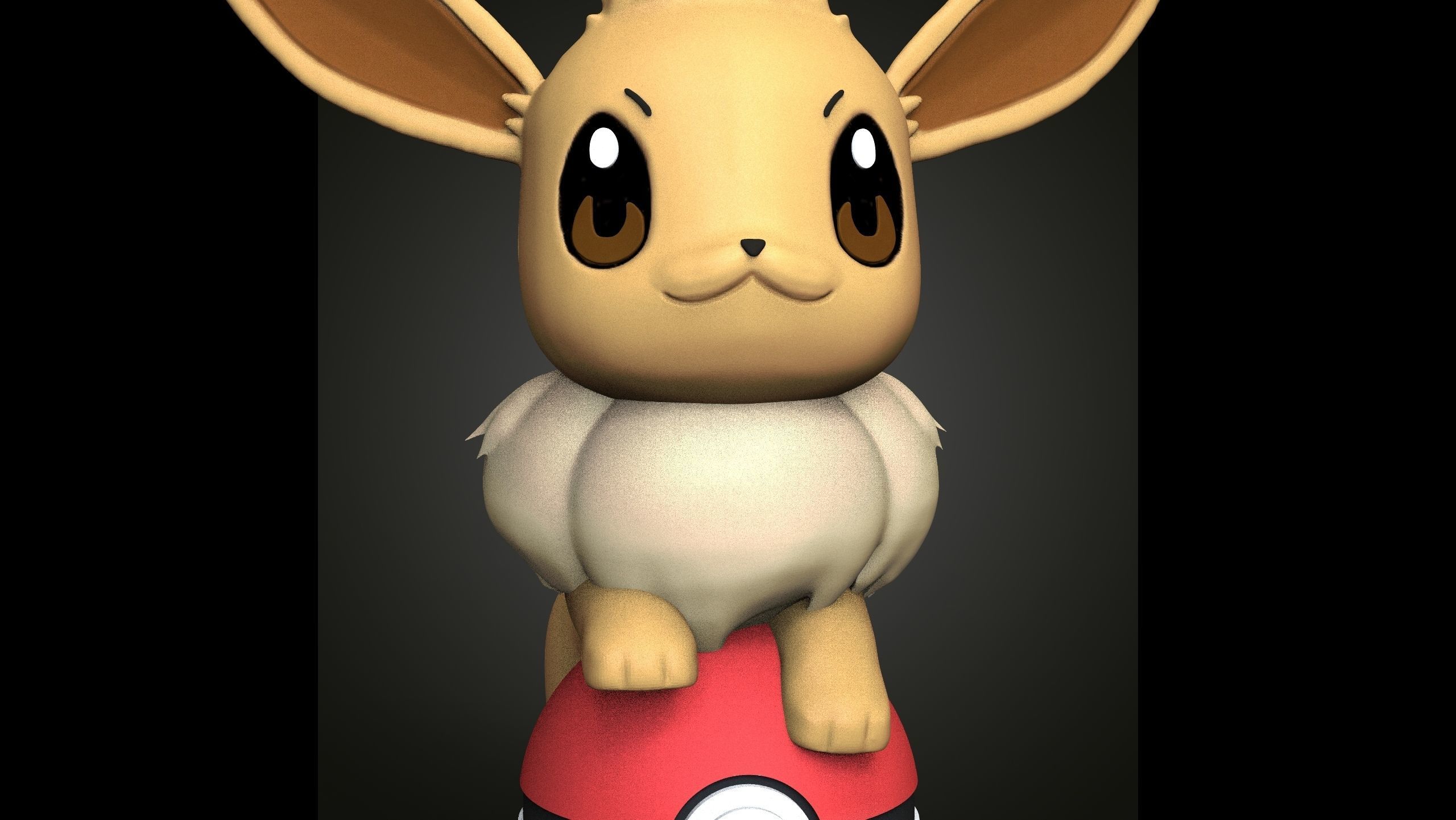 Pokemon Eeve 3D print model_1