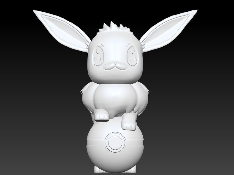 Pokemon Eeve 3D print model_6