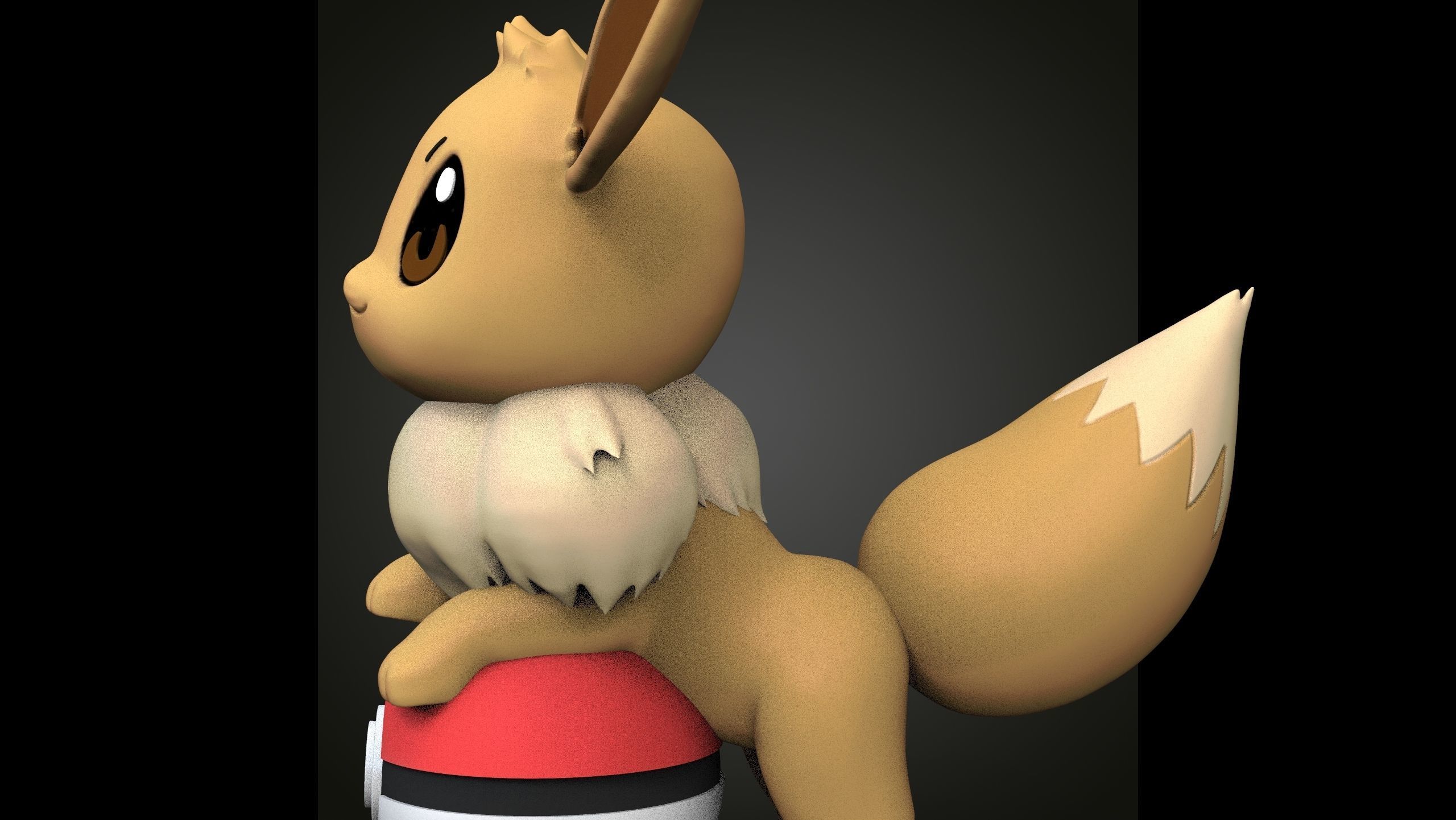 Pokemon Eeve 3D print model_3
