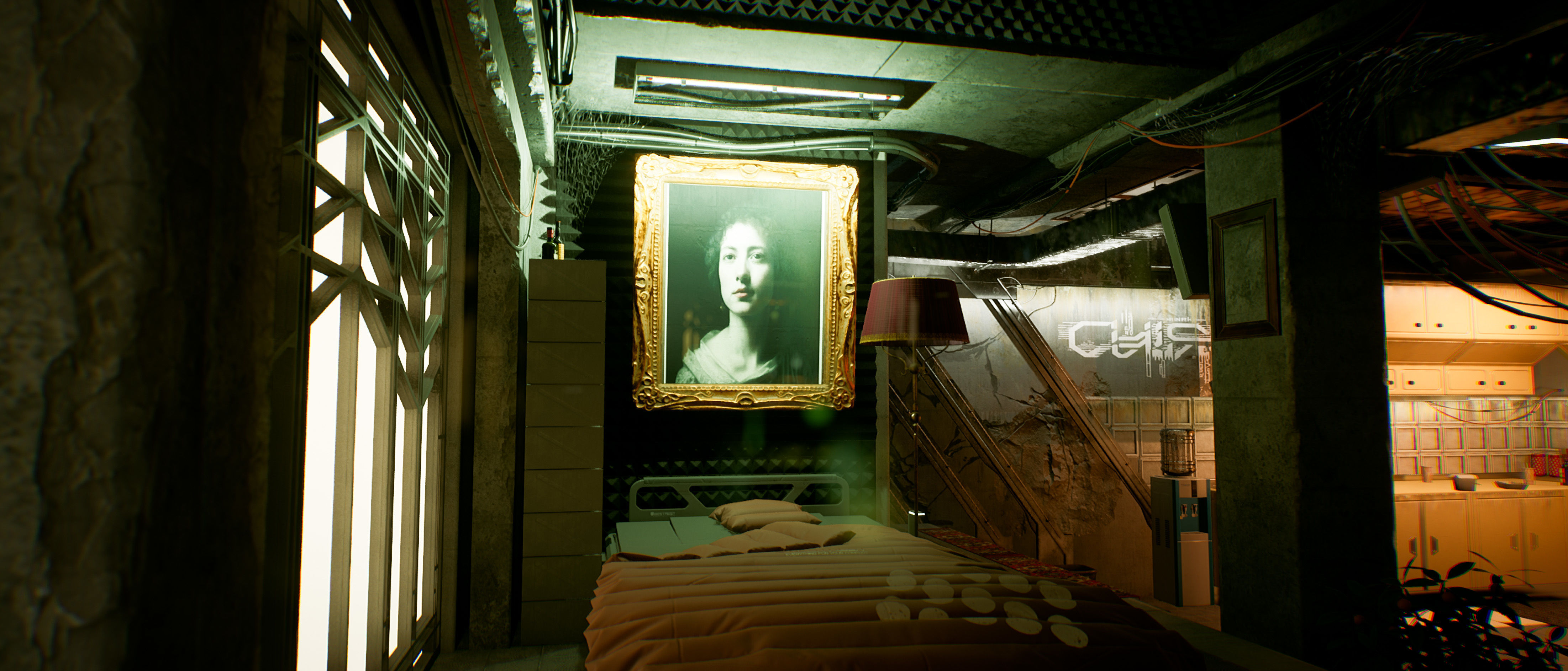 Cyberpunk Flat Environment Kit UE5 Low-poly 3D model_8