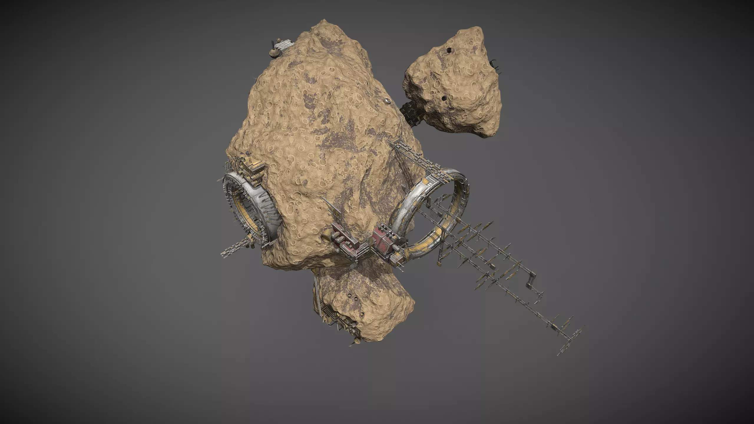 asteroid 42 Free 3D model