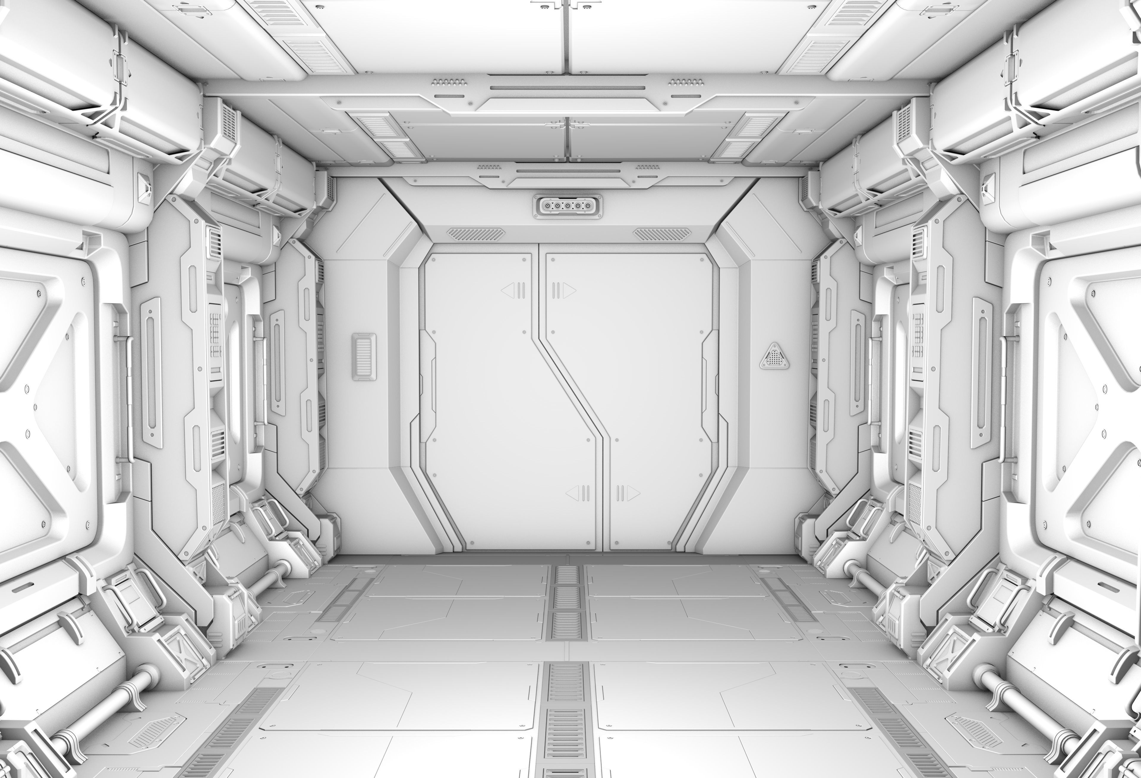 Sci Fi LAB 3D model_5