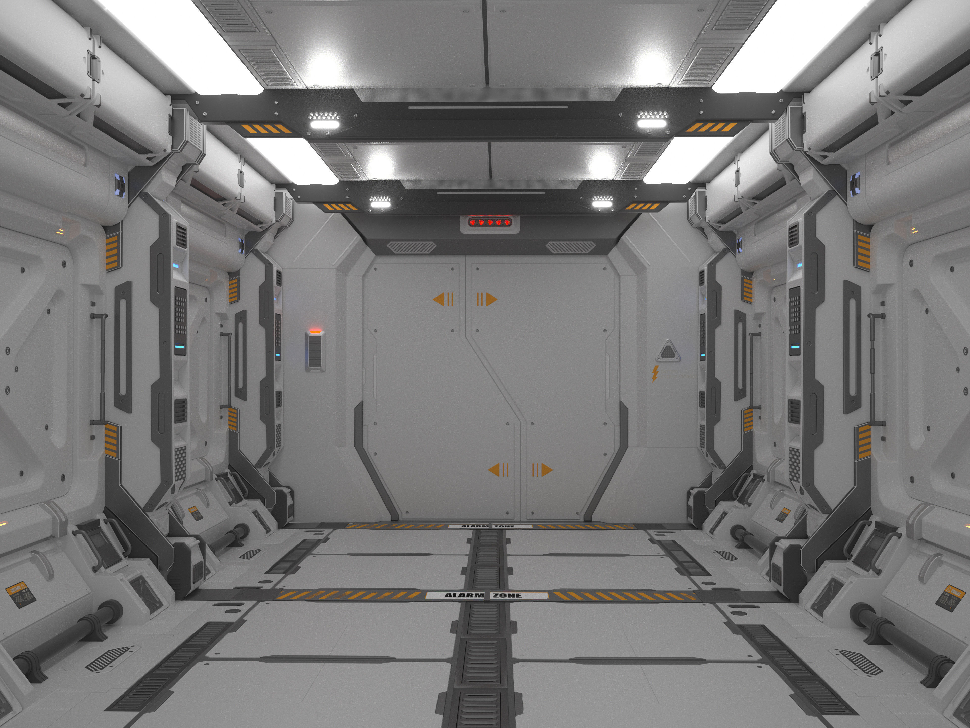 Sci Fi LAB 3D model_1