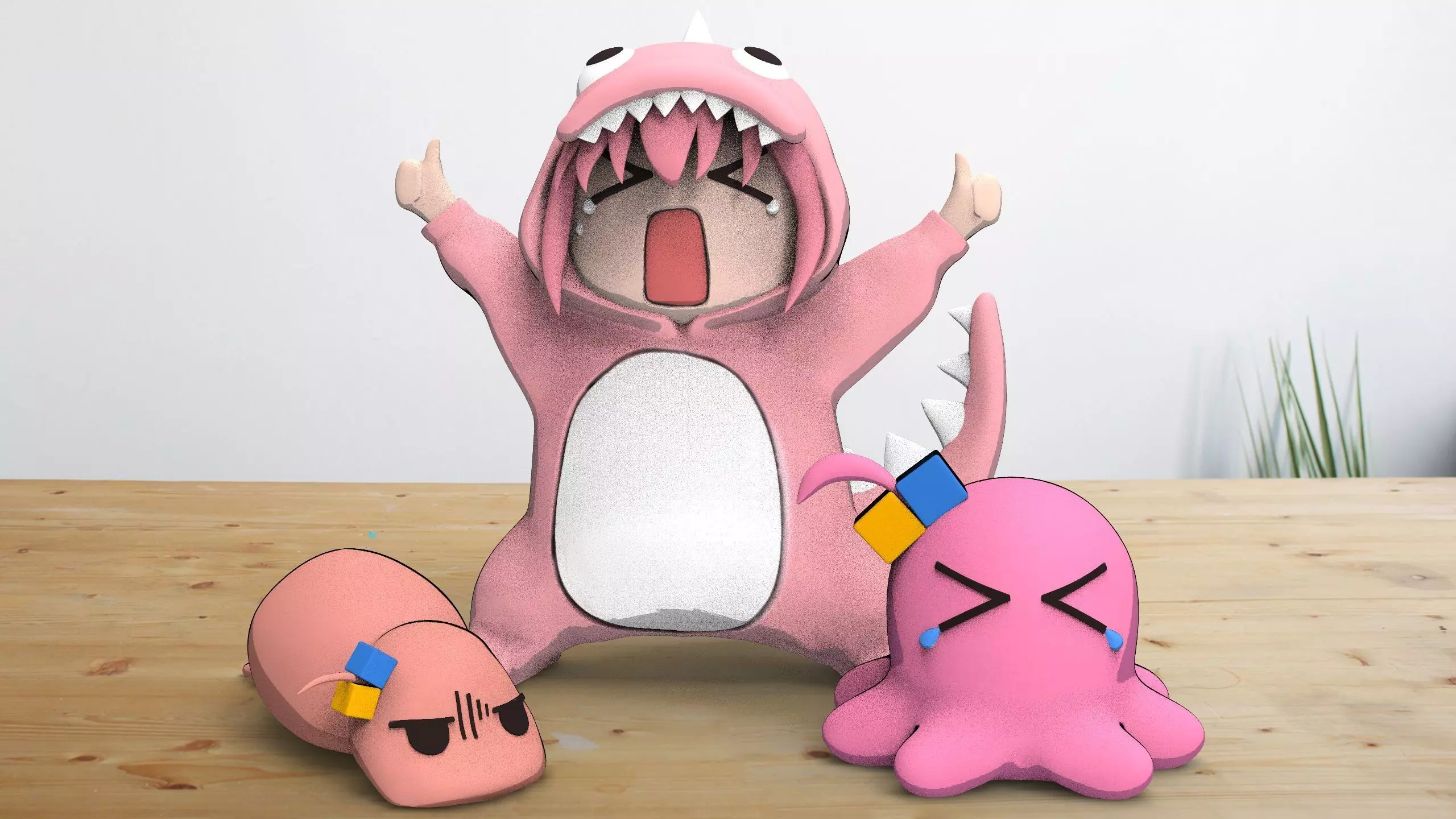 Bocchi the rock figures pack 3D print model_0