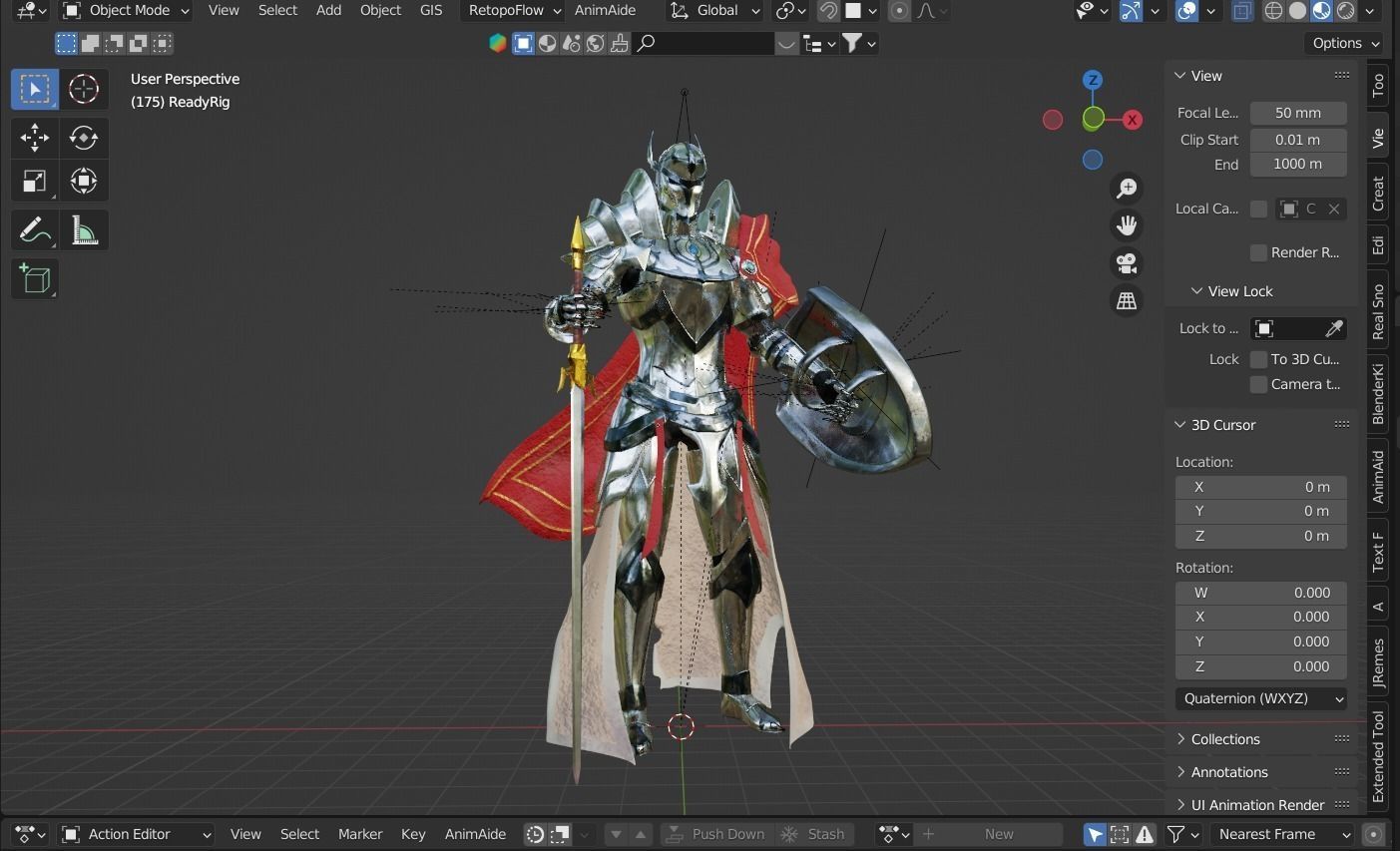 Lord Touch Me 3D Model 3D model_3