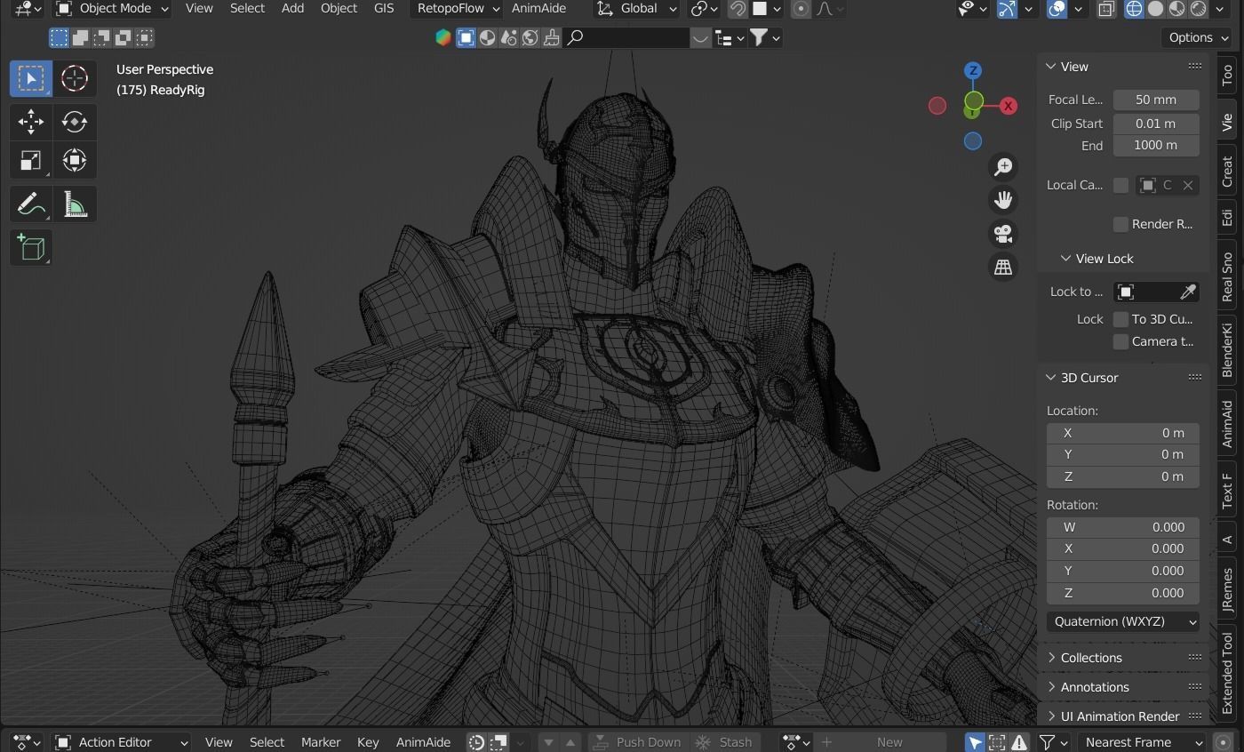 Lord Touch Me 3D Model 3D model_2