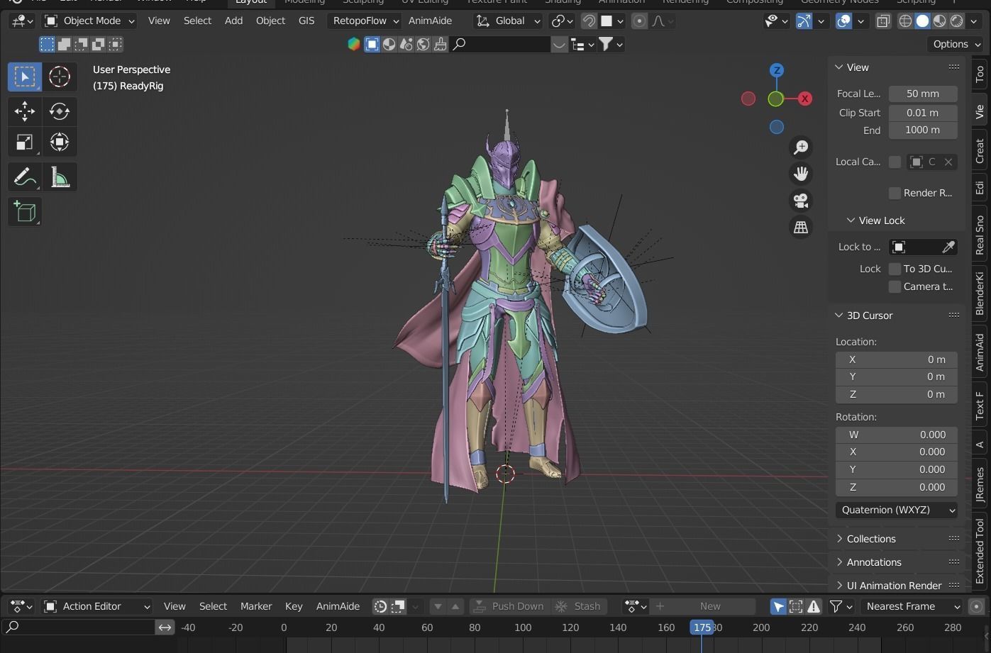 Lord Touch Me 3D Model 3D model_1