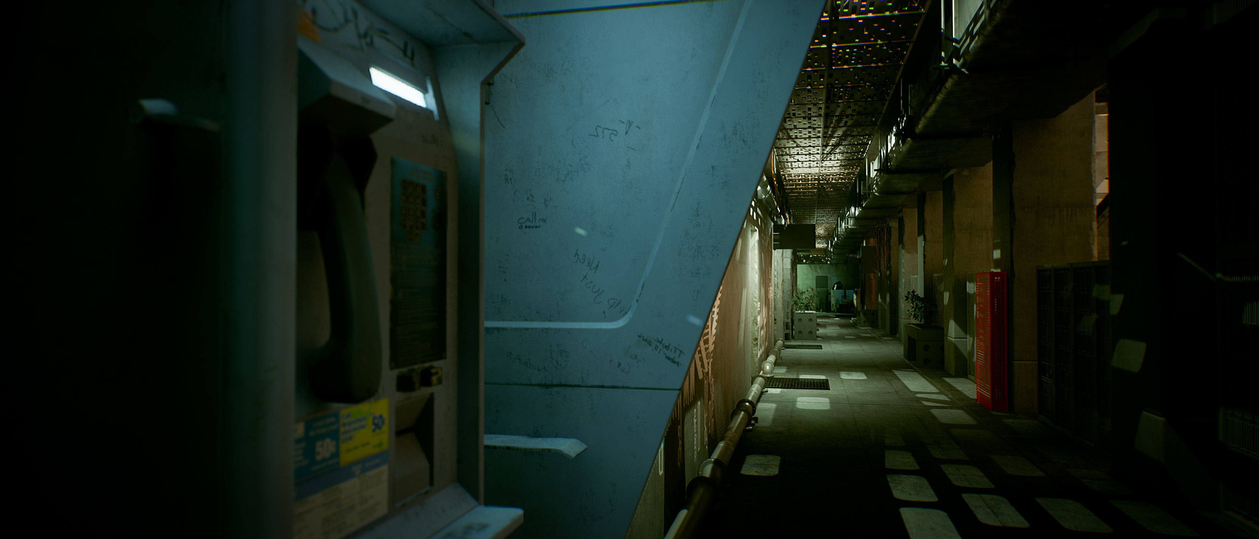 Cyberpunk Apartment Block 2 in 1 Bundle UE5 Low-poly 3D model_19