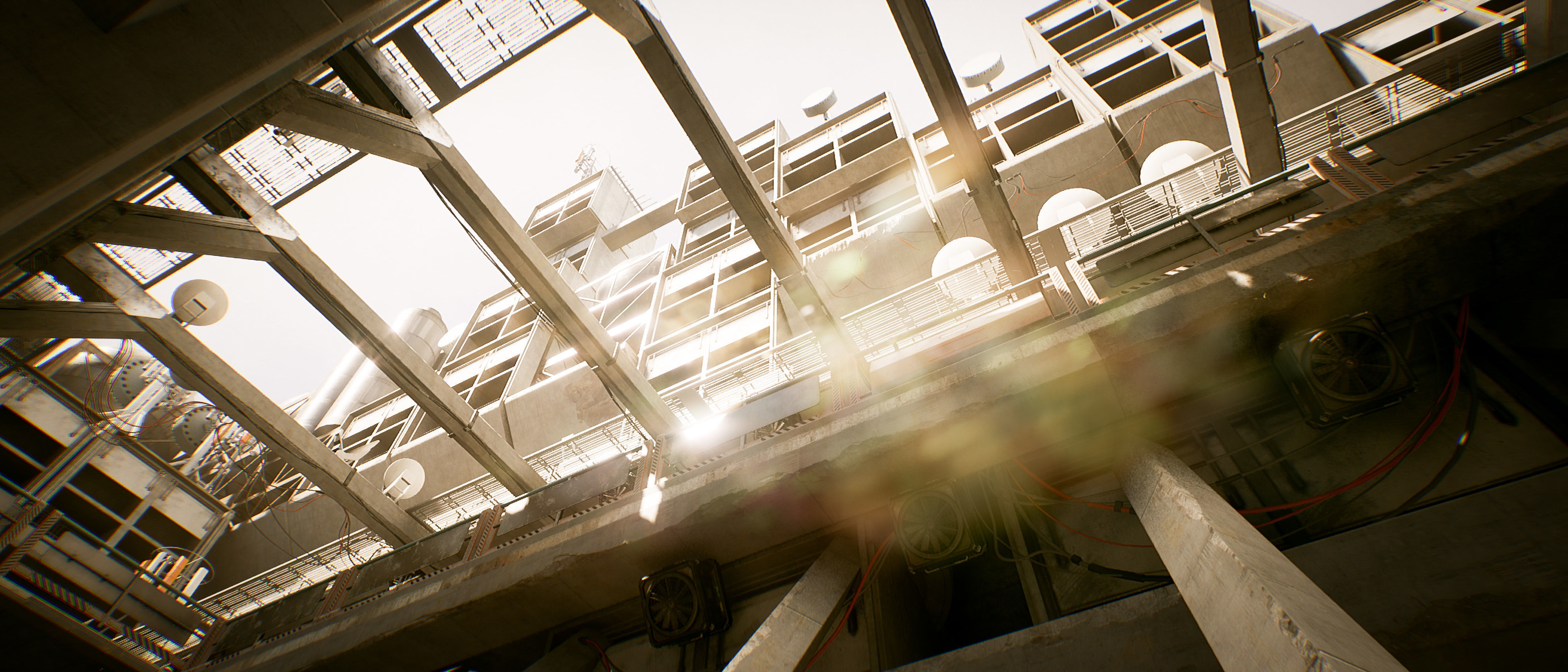 Cyberpunk Apartment Block 2 in 1 Bundle UE5 Low-poly 3D model_25