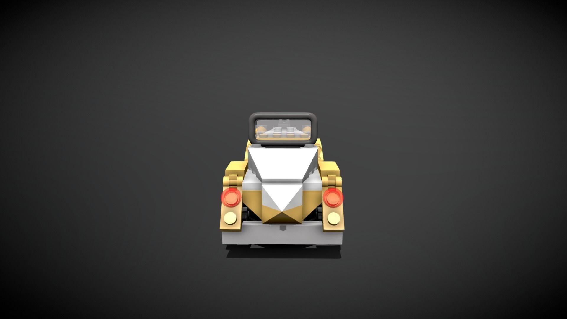 Lego Shanghai Chase Car Gen 2 3D model_3