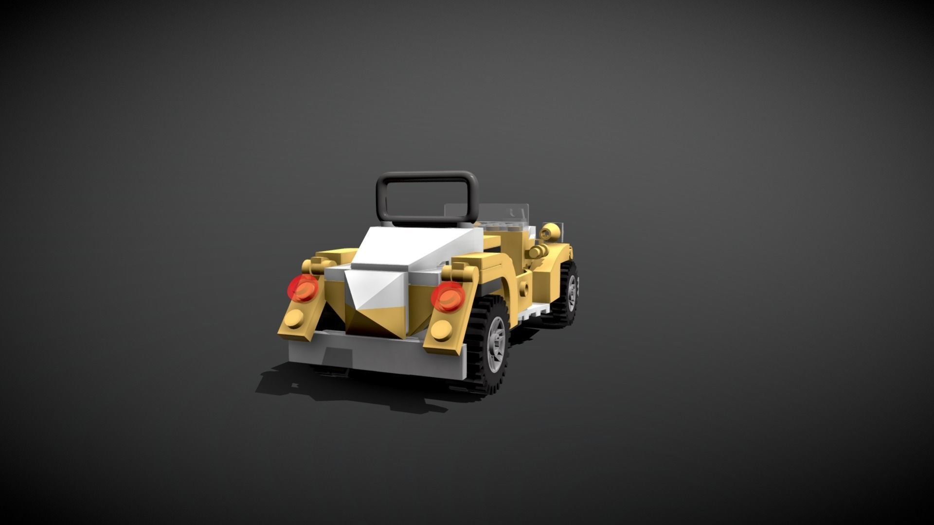 Lego Shanghai Chase Car Gen 2 3D model_7