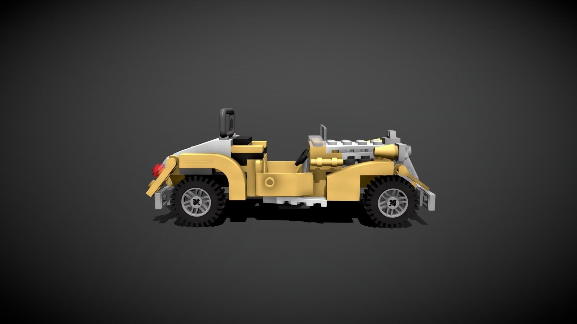 Lego Shanghai Chase Car Gen 2 3D model_6