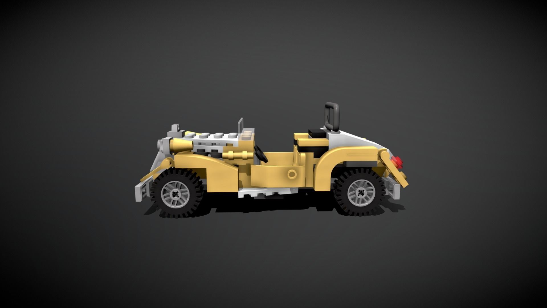 Lego Shanghai Chase Car Gen 2 3D model_5