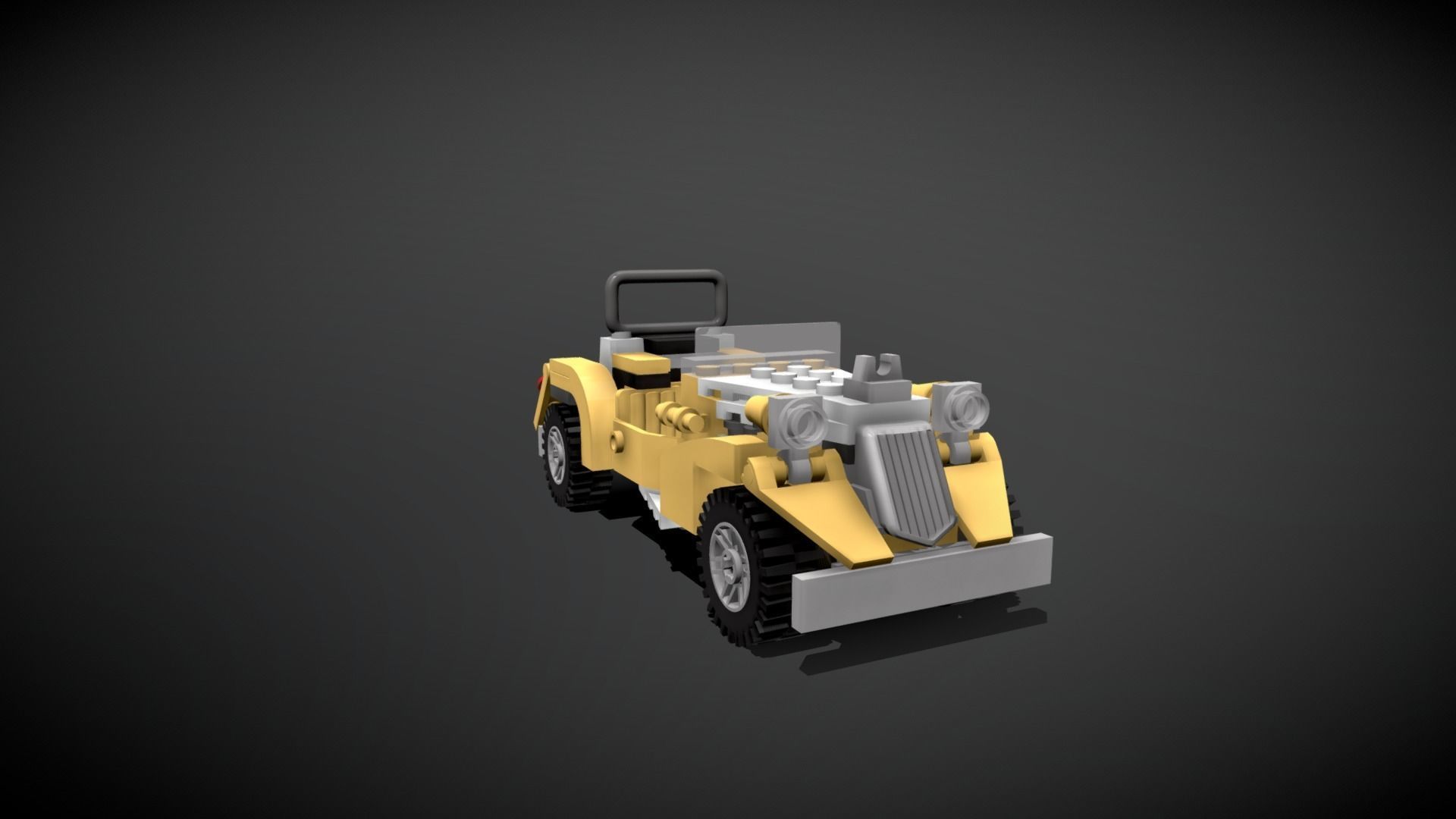 Lego Shanghai Chase Car Gen 2 3D model_1