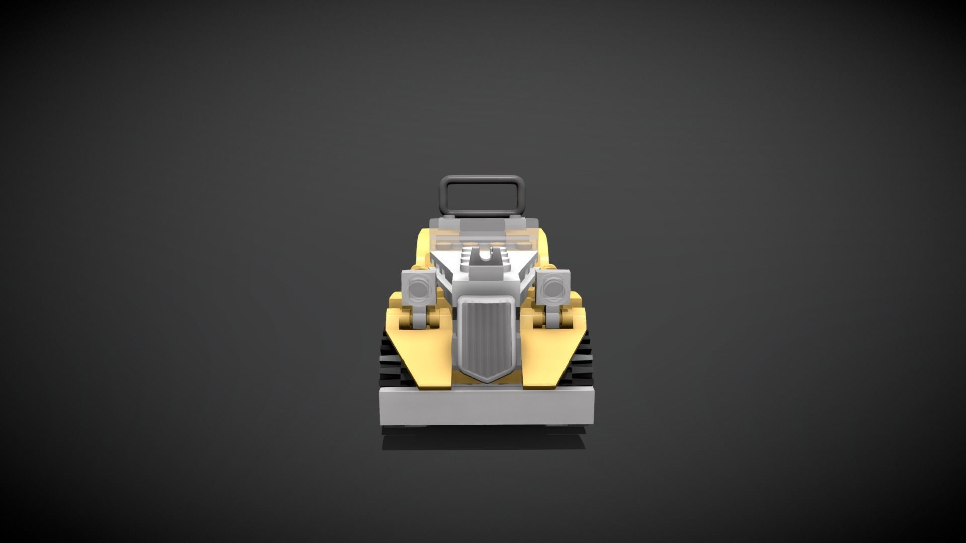 Lego Shanghai Chase Car Gen 2 3D model_2