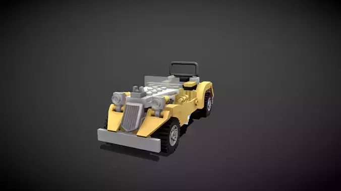 Lego Shanghai Chase Car Gen 2 3D model