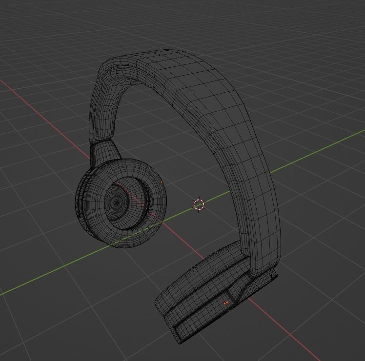headphone headphones 3D model_1