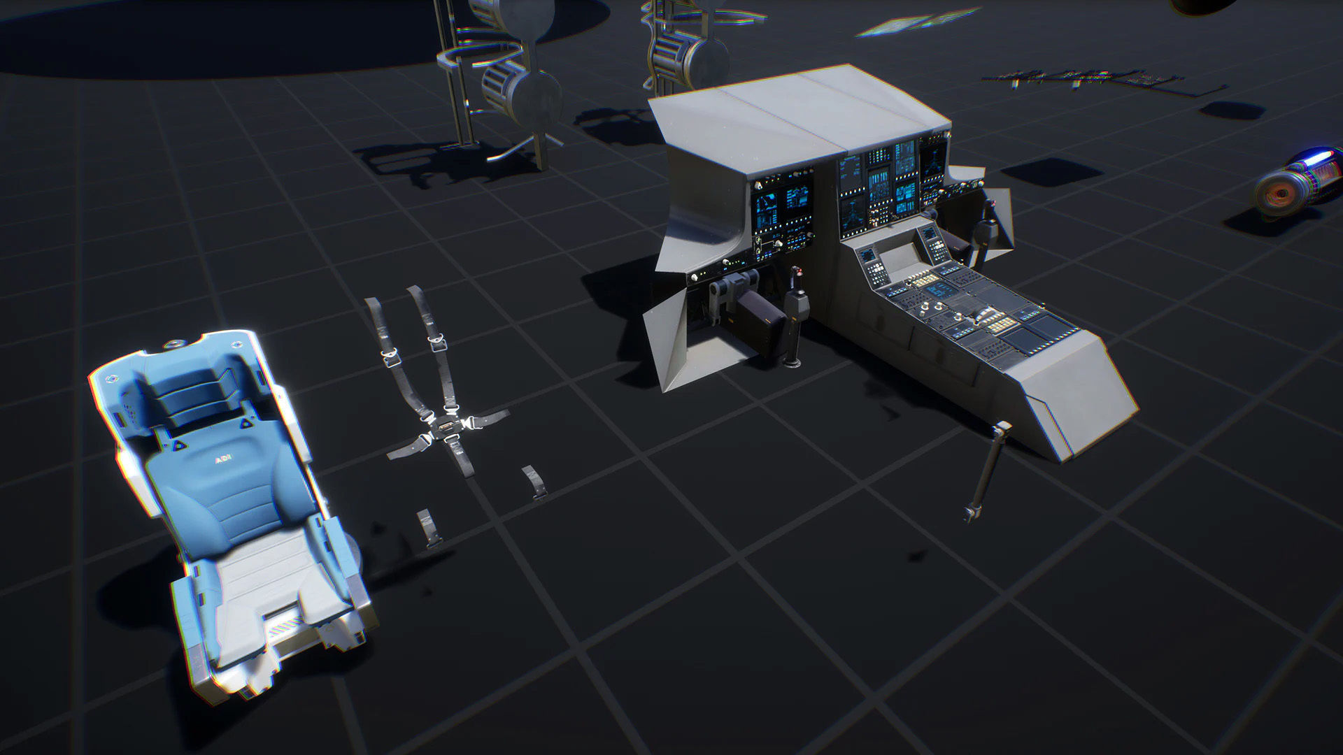 3D model Space kit spaceships planets UE VR / AR / low-poly | CGTrader
