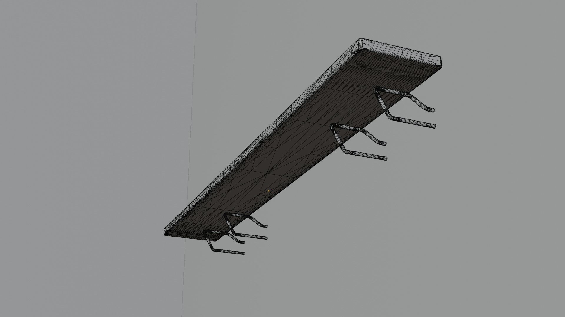 Window sill 3D model_3