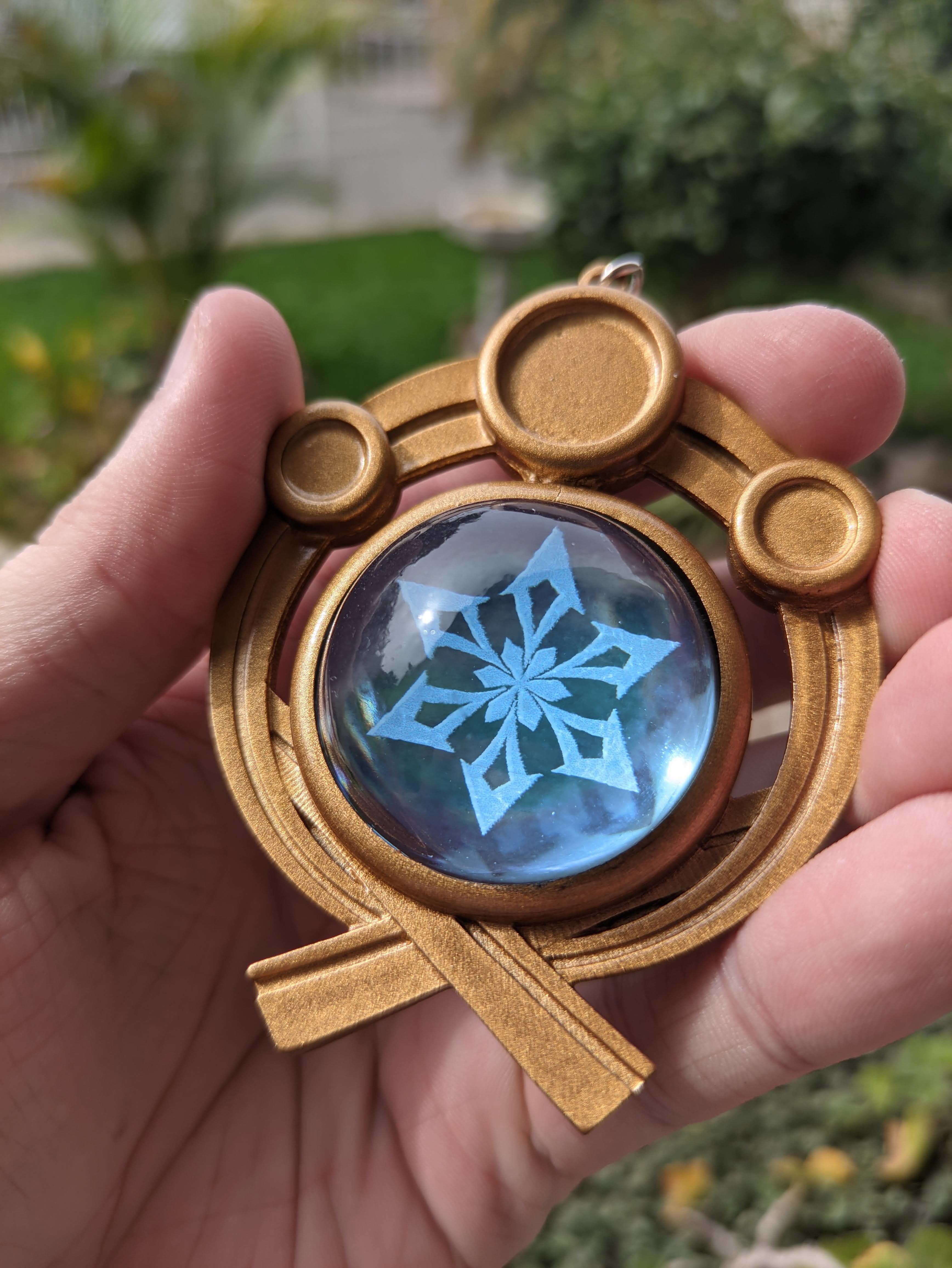 Vision Inazuma metal version 3D print model_2