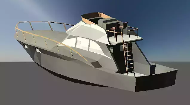 BARCO boat with ladder