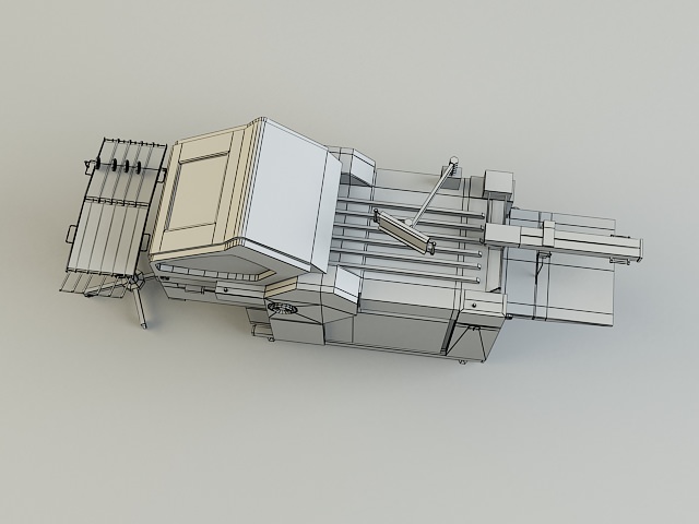 Folding Machine 3D model_4