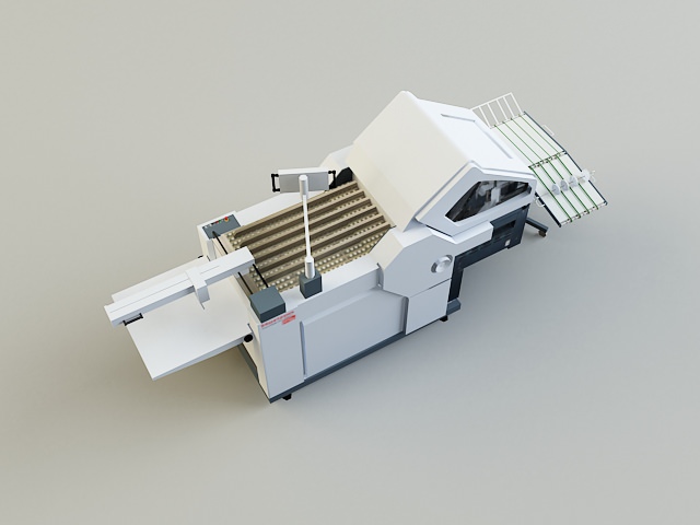 Folding Machine 3D model_2