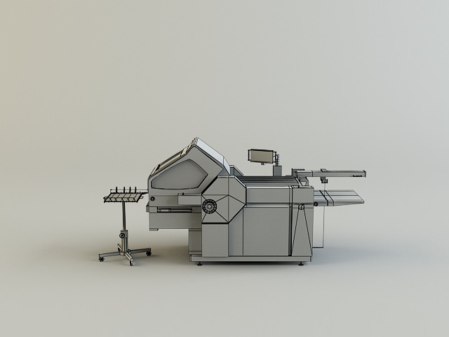 Folding Machine 3D model_5