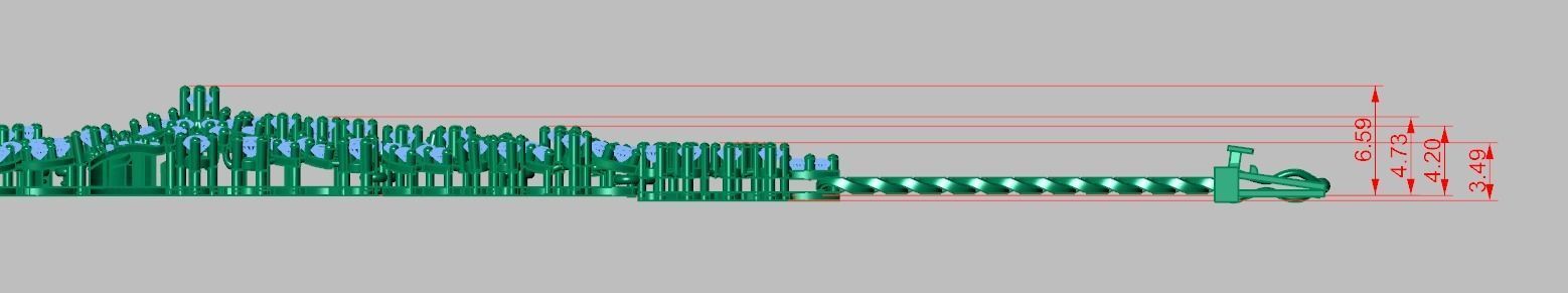 Exclusive Bracelet model 3D printable model 0028-16 3D print model_15