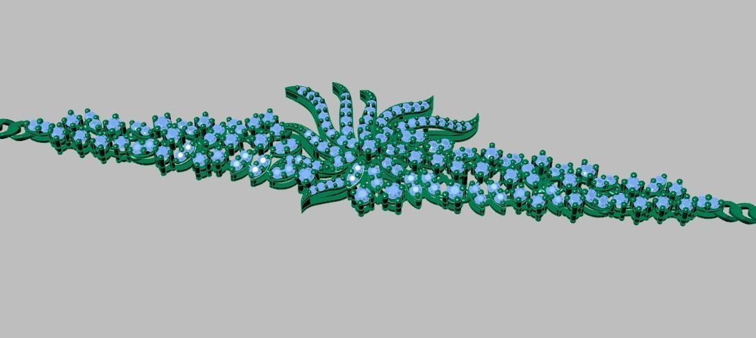 Exclusive Bracelet model 3D printable model 0028-16 3D print model_17