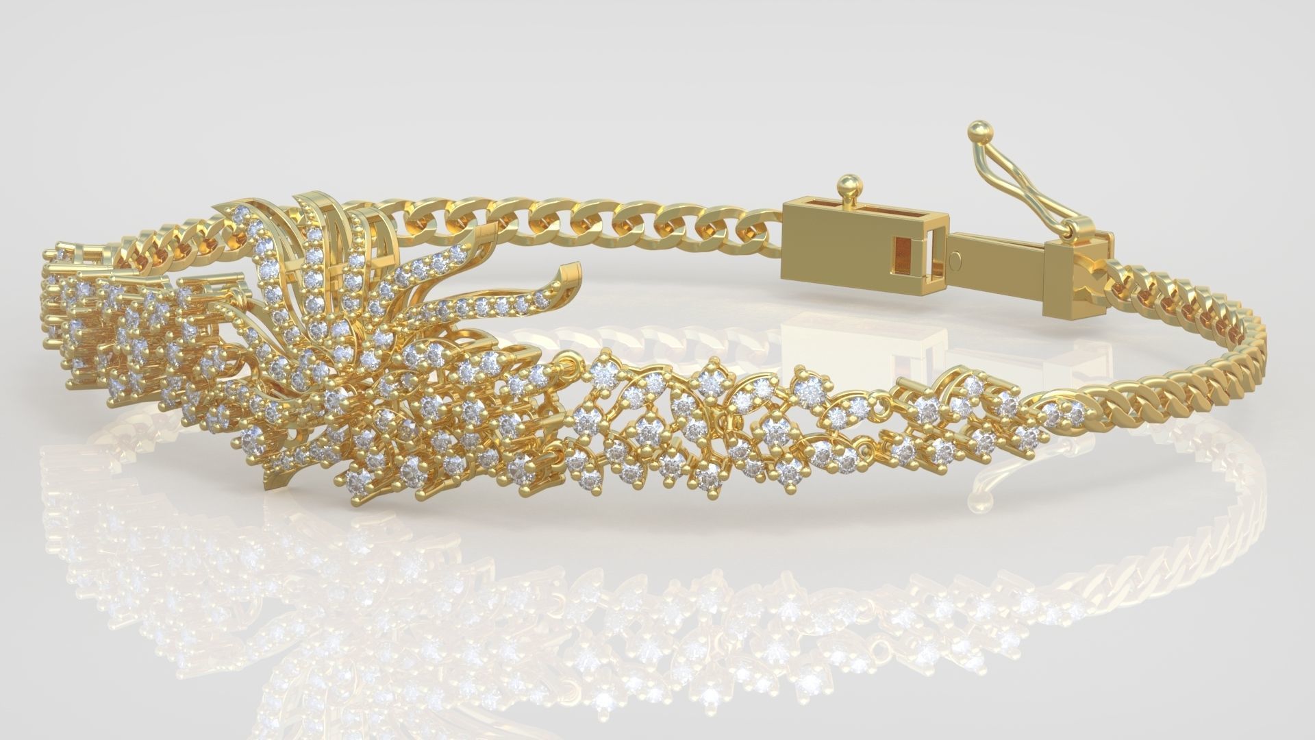 Exclusive Bracelet model 3D printable model 0028-16 3D print model_10