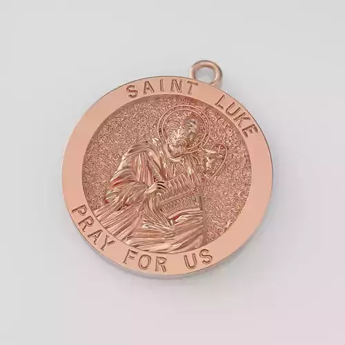 Saint Luke Pendant 3D print model