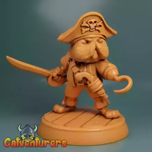 Pirate Cat figure 